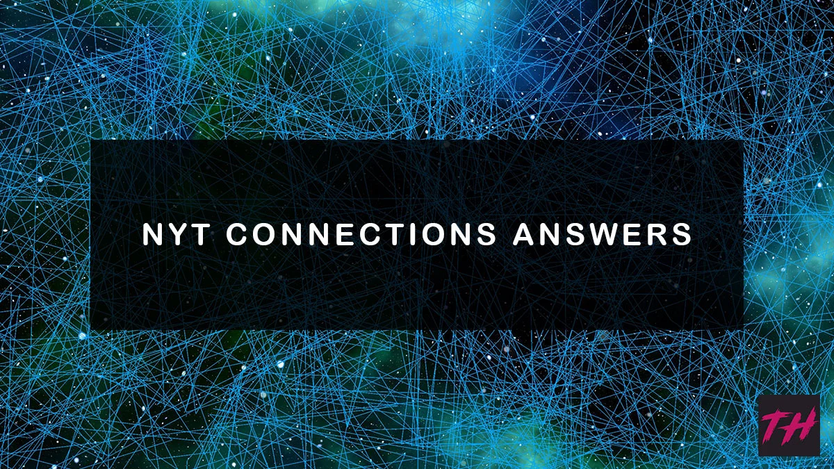 Connections NYT Answers